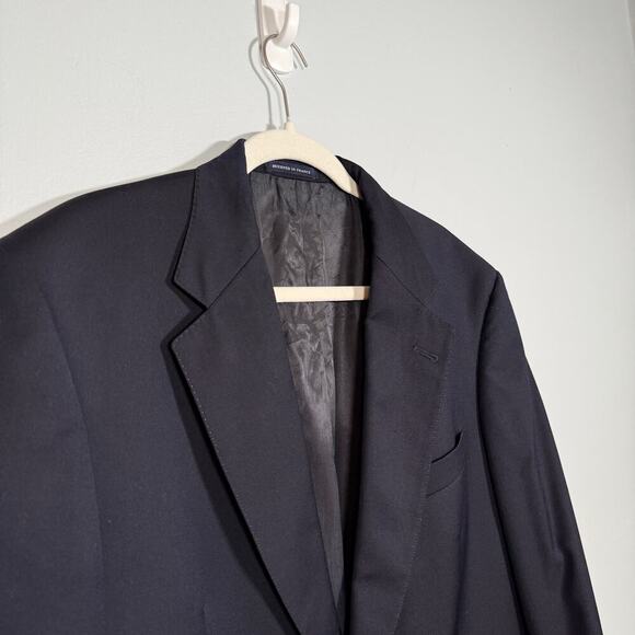 Loro Piana Wool Fabric Daniel Cremieux Navy Wool Blazer 42L Made in USA Union - Picture 3 of 14